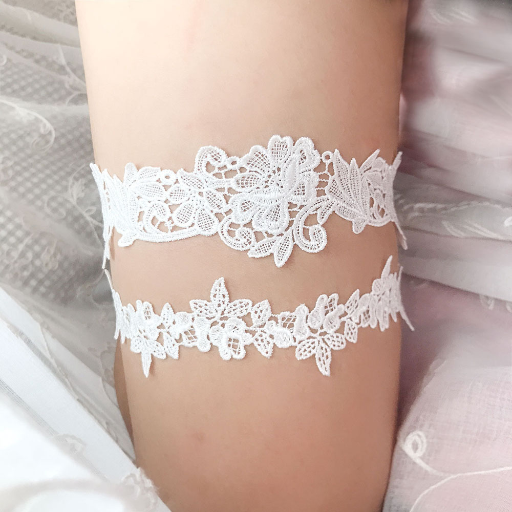 Garter Belt Set - K02 moda macia sexy renda liga