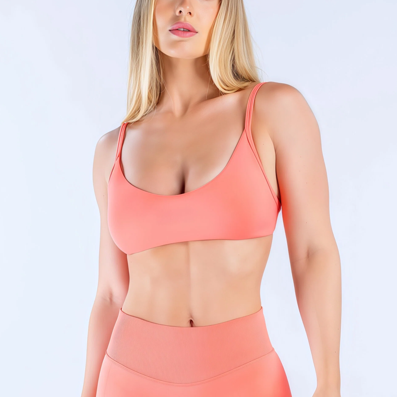 Push Up Bra Padded - HISTELLO Impact Scoop Neck Bra para