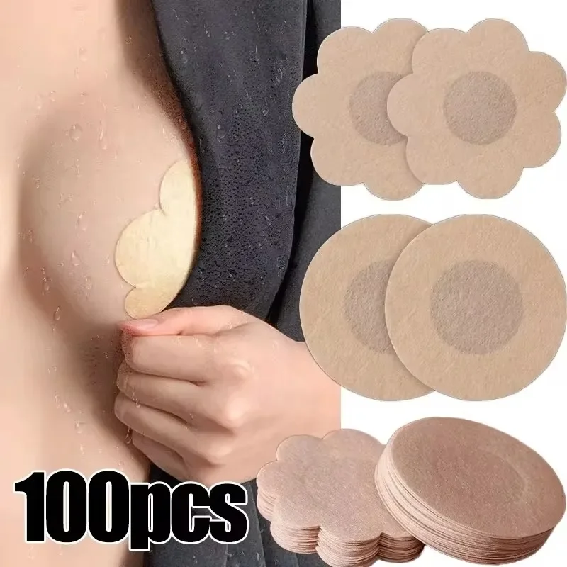 10/100 pçs feminino capa de ma - Nipple Cover Pasties avaliação e preço